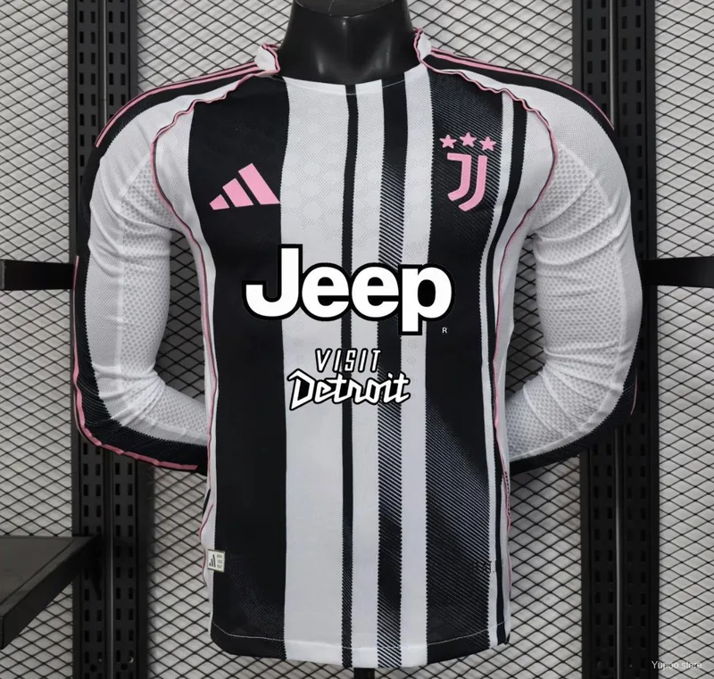Camiseta Juventus 2025/26 LOCAL MANGA LARGA VERSION JUGADOR